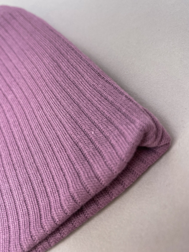 Шапка детская, пудровый, Рибана