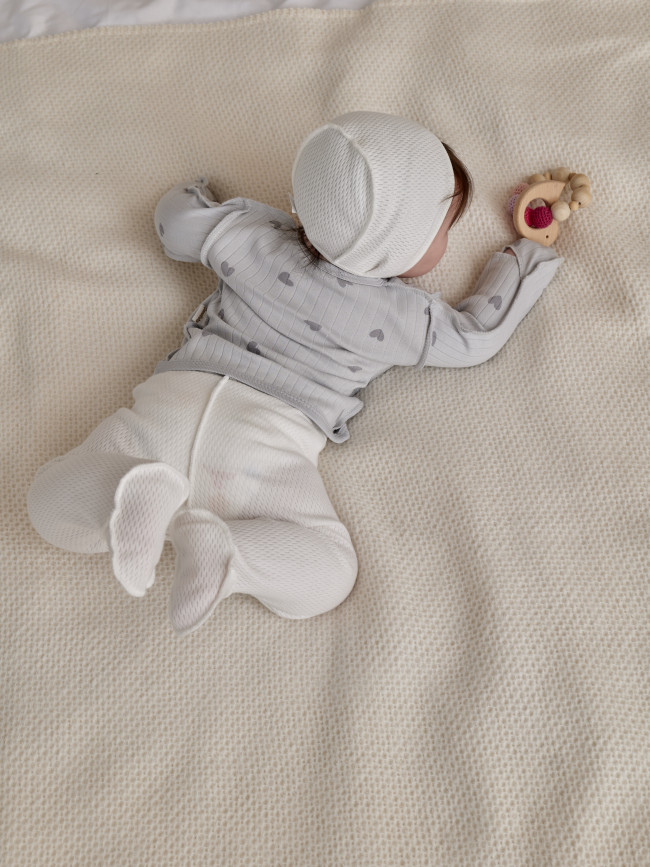 Ползунки детские, Вафелька, белые Ползунки детские, Вафелька, белые