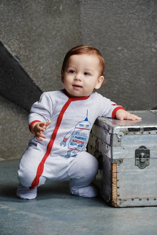 Комбинезон детский, серый, Больше пространства Комбинезон детский, серый, Больше пространства