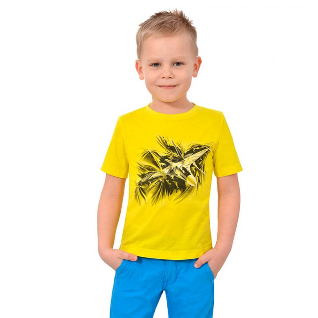 Футболка желтая, Самолет