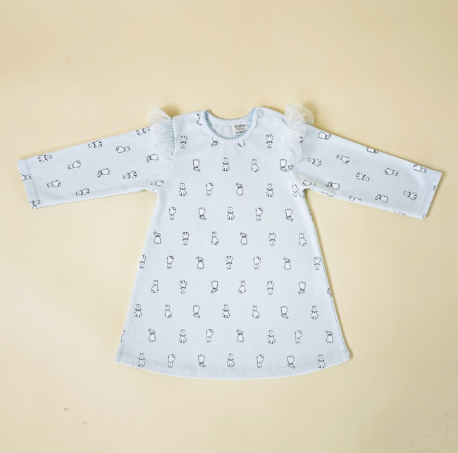 Платье голубое, Зайцы Матвайс Платье голубое, Зайцы Матвайс