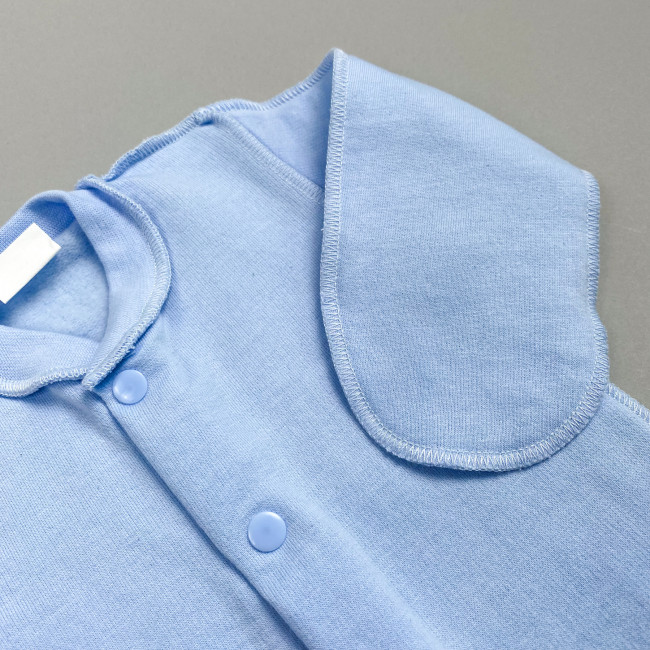 Кофточка детская с начесом, голубая, Базовая коллекция Кофточка детская с начесом, голубая, Базовая коллекция