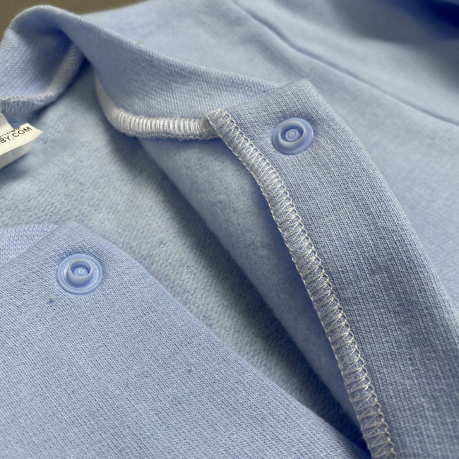 Кофточка детская с начесом, голубая, Базовая коллекция Кофточка детская с начесом, голубая, Базовая коллекция