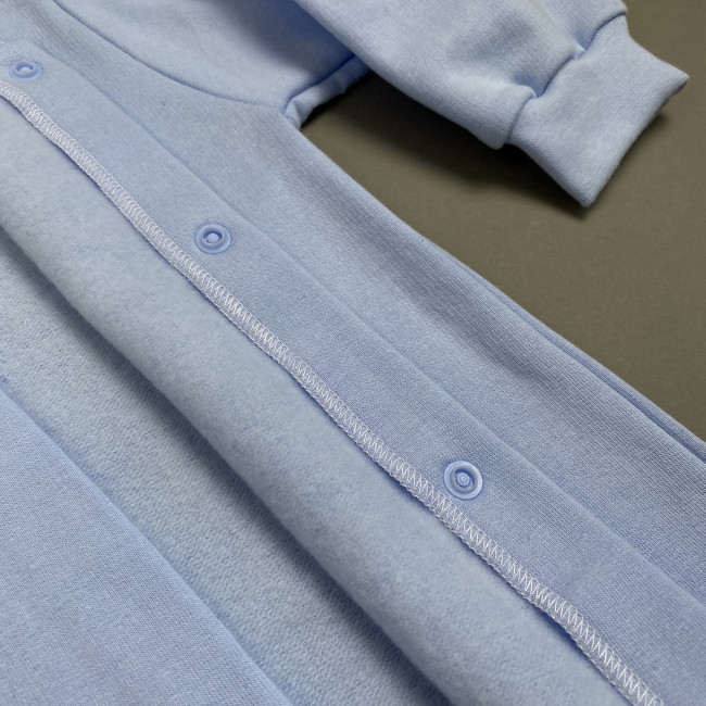 Кофточка детская с начесом, голубая, Базовая коллекция Кофточка детская с начесом, голубая, Базовая коллекция