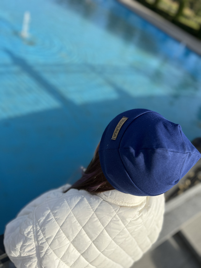 Шапка детская, индиго