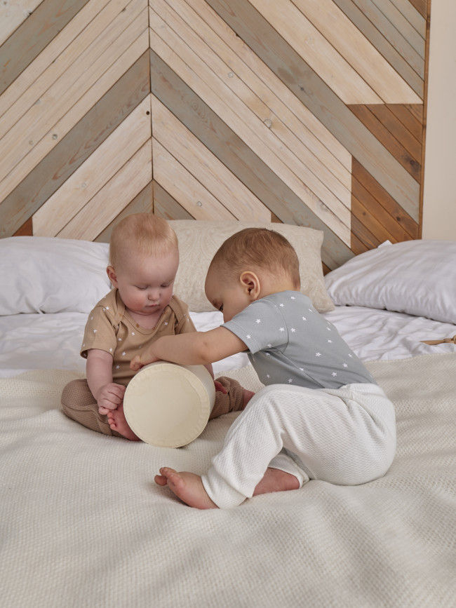 Штанишки детские, Вафелька, белые