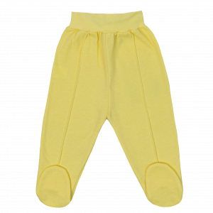 Ползунки детские с начесом, желтые, Базовая коллекция Ползунки детские с начесом, желтые, Базовая коллекция