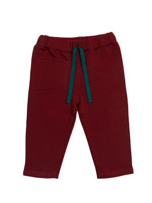 Утепленные детские брюки, красные