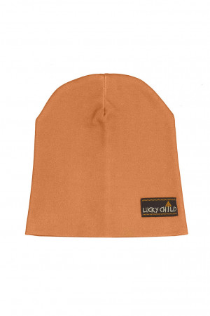 Шапка детская, коричневая, Зимние каникулы