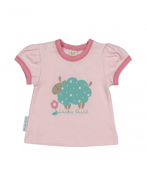 Футболка розовая, коллекция Овечки