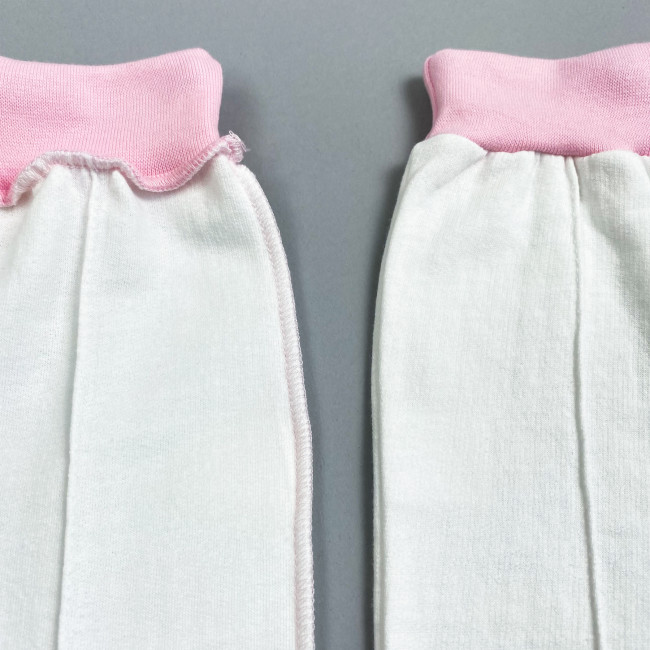 Ползунки детские с начесом, белые, Базовая коллекция Ползунки детские с начесом, белые, Базовая коллекция
