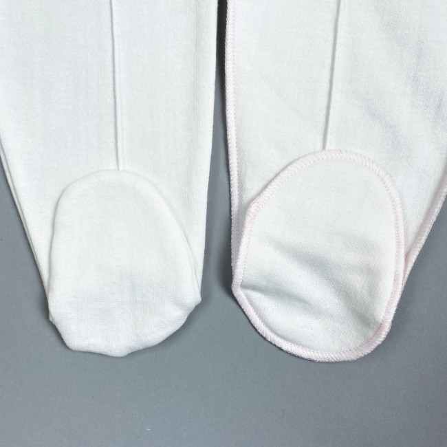 Ползунки детские с начесом, белые, Базовая коллекция Ползунки детские с начесом, белые, Базовая коллекция