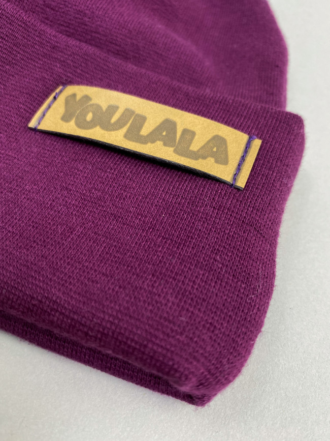 Шапка детская, бордовая