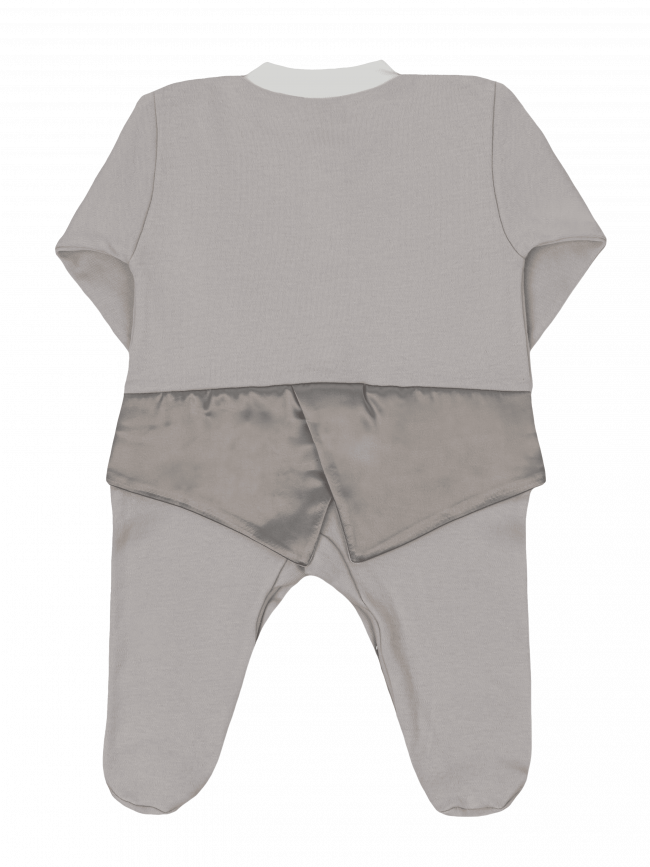 Нарядный комбинезон для мальчика, какао, Фрак Нарядный комбинезон для мальчика, какао, Фрак