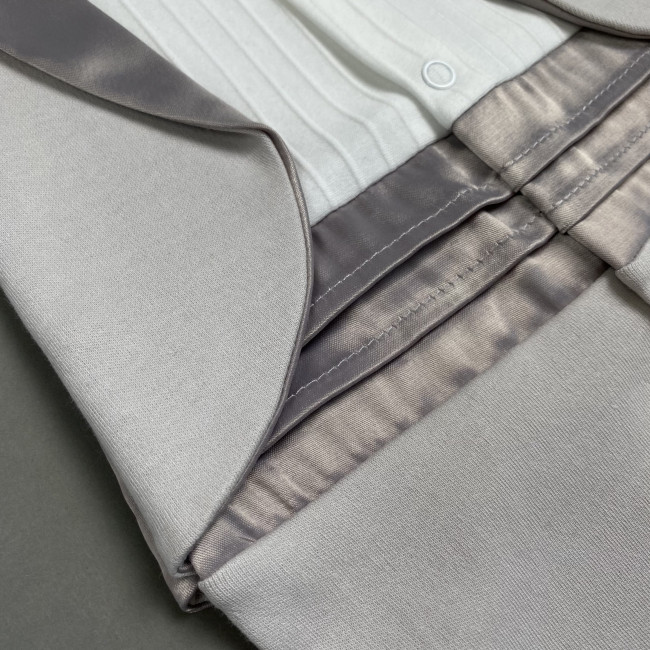 Нарядный комбинезон для мальчика, какао, Фрак Нарядный комбинезон для мальчика, какао, Фрак