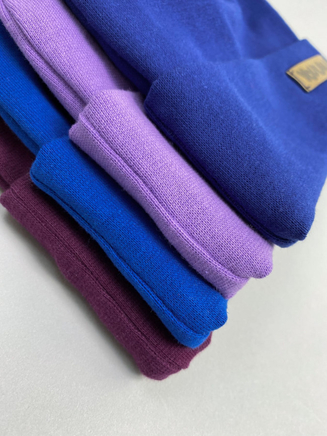 Шапка детская, сиреневая