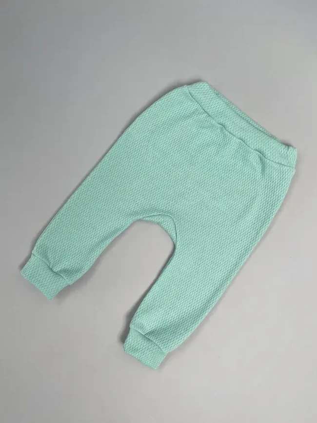 Штанишки детские, Вафелька, мятные