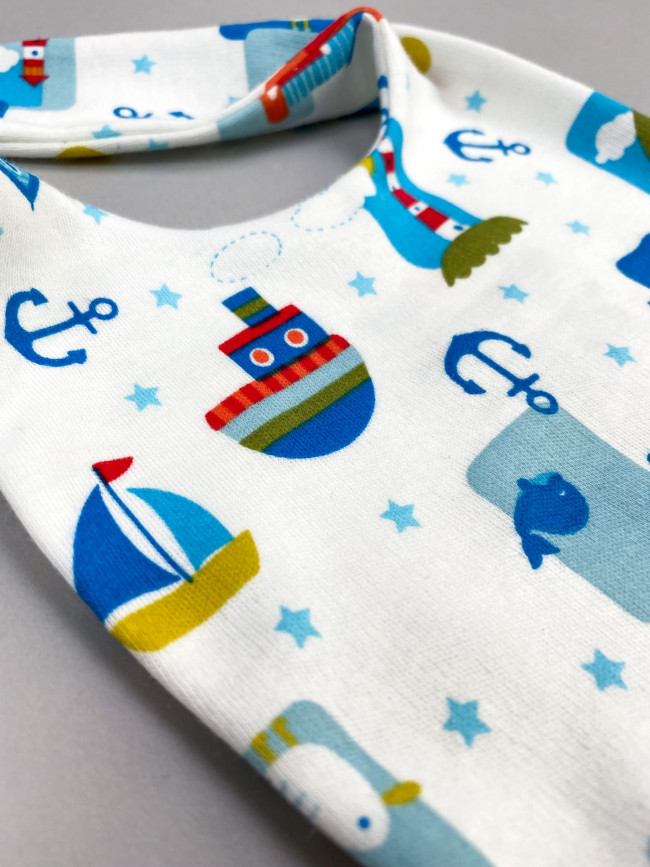 Шапочка детская, голубая, Морячок Шапочка детская, голубая, Морячок