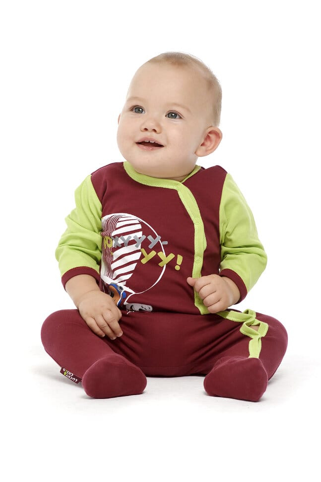 Комбинезон детский, бордовый, Ми-Ми-Мишки Комбинезон детский, бордовый, Ми-Ми-Мишки