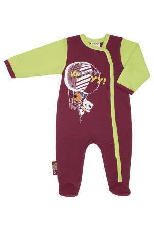 Комбинезон детский, бордовый, Ми-Ми-Мишки   Комбинезон детский, бордовый, Ми-Ми-Мишки