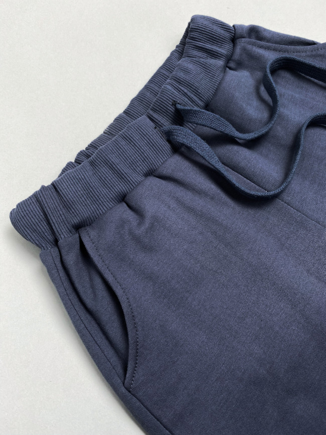 Утепленные брюки детские базовые, темно-серые Утепленные брюки детские базовые, темно-серые