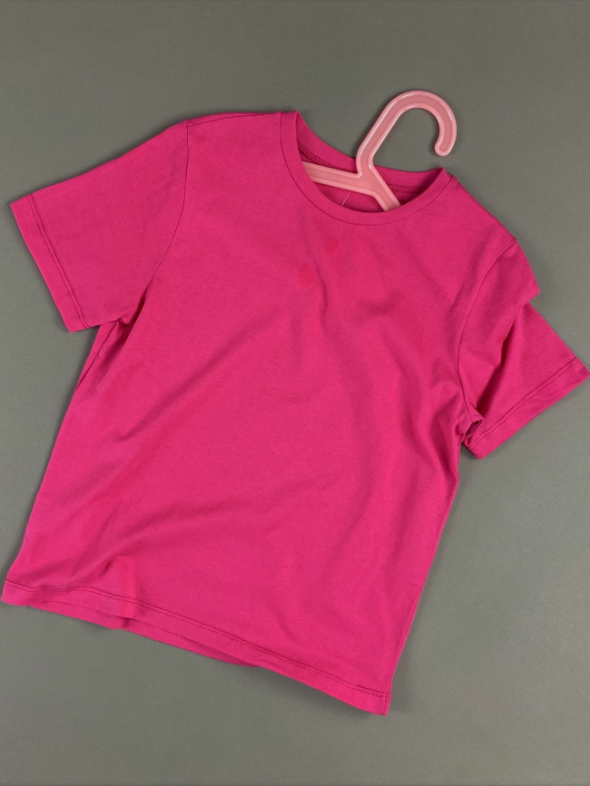 Комплект детских футболок, светло-сиреневая и фуксия Комплект детских футболок, светло-сиреневая и фуксия