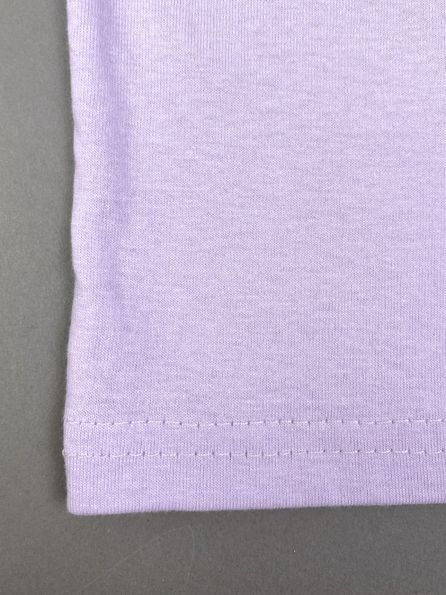 Комплект детских футболок, светло-сиреневая и фуксия Комплект детских футболок, светло-сиреневая и фуксия