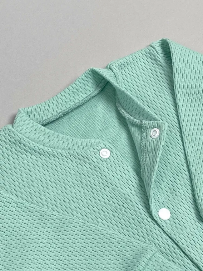 Кофточка детская, Вафелька, мятная