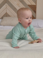 Кофточка детская, Вафелька, мятная