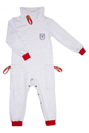 Комбинезон детский, серый меланж, Больше пространства Комбинезон детский, серый меланж, Больше пространства