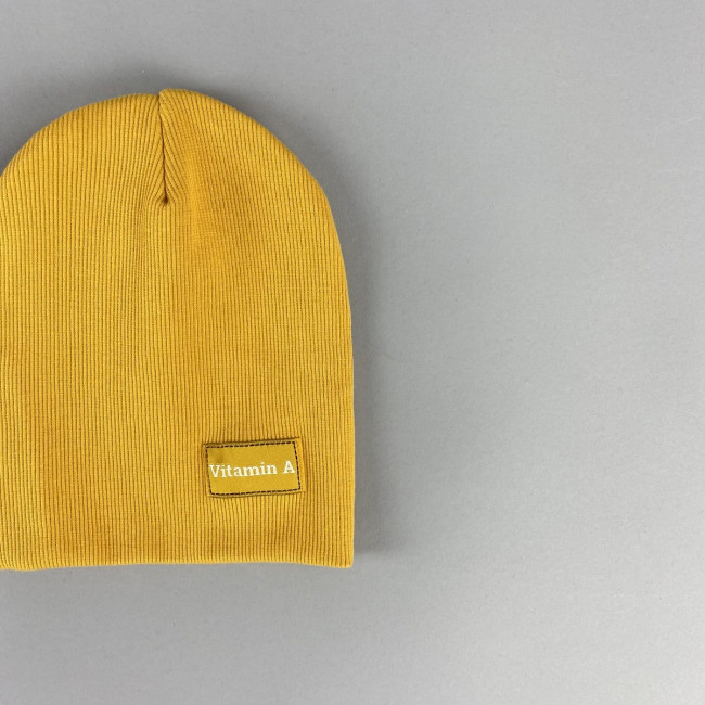 Шапка детская, карри, Витамин