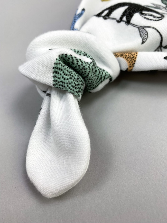 Шапочка детская, зеленая, Джунгли