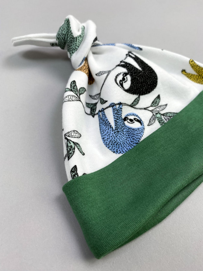 Шапочка детская, зеленая, Джунгли