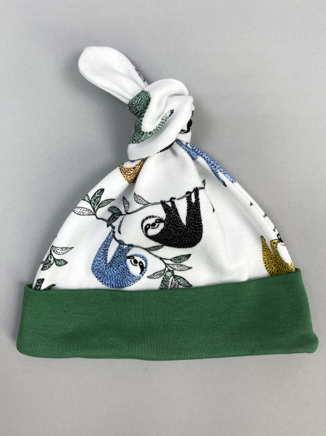 Шапочка детская, зеленая, Джунгли