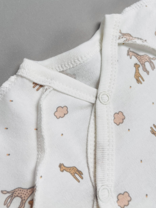 Набор детских комбинезонов на кнопках, Лимпопо, Жирафенок Томка без ручек