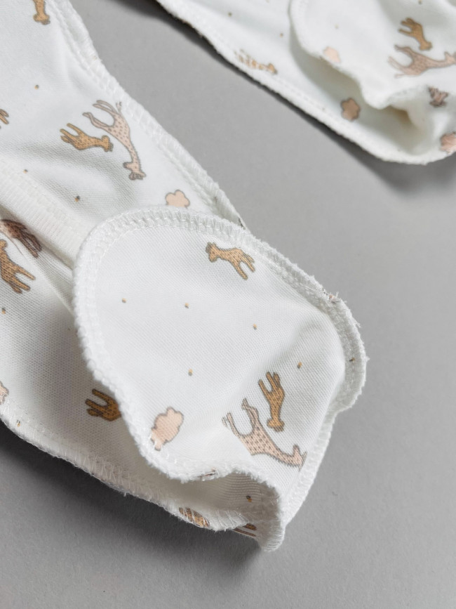 Набор детских комбинезонов на кнопках, Лимпопо, Жирафенок Томка без ручек