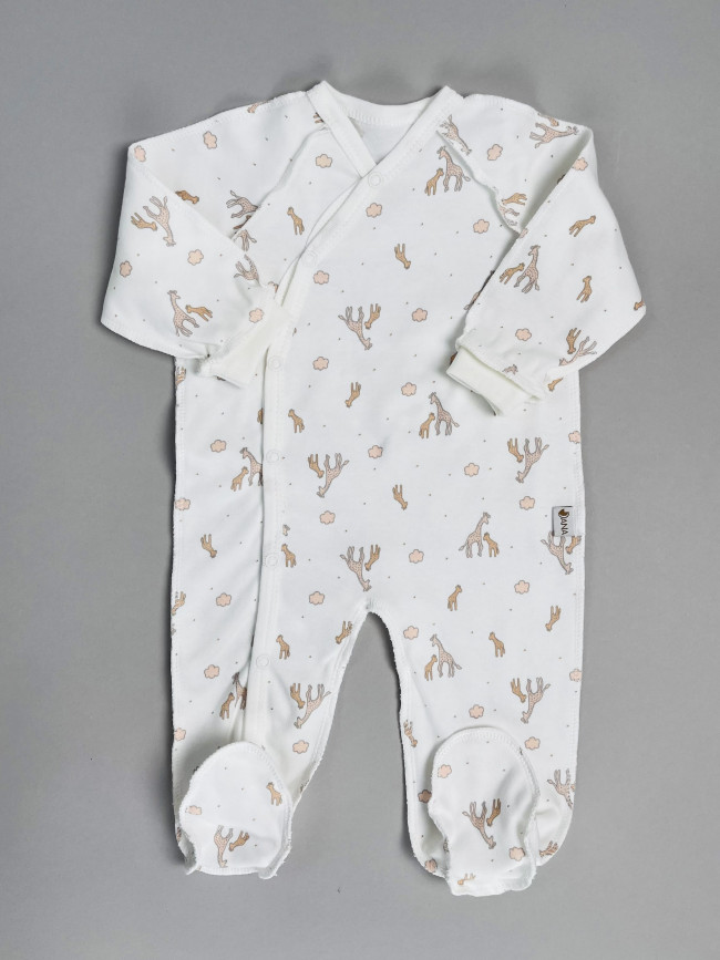 Набор детских комбинезонов на кнопках, Лимпопо, Жирафенок Томка без ручек
