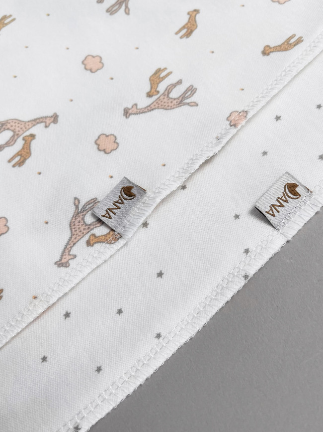 Набор детских комбинезонов на кнопках, Лимпопо, Жирафенок Томка без ручек