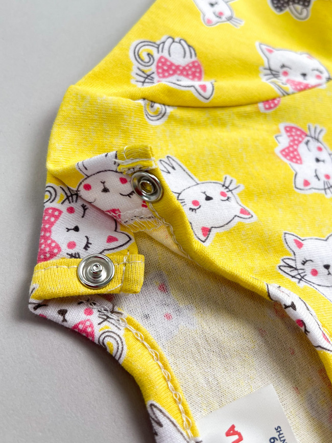 Платье детское с коротким рукавом, Кошачье лето