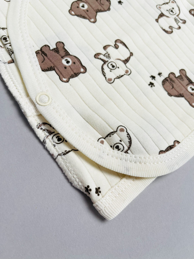 Набор распашонок для новорожденных малышей, Ванилька, Мишкин сон