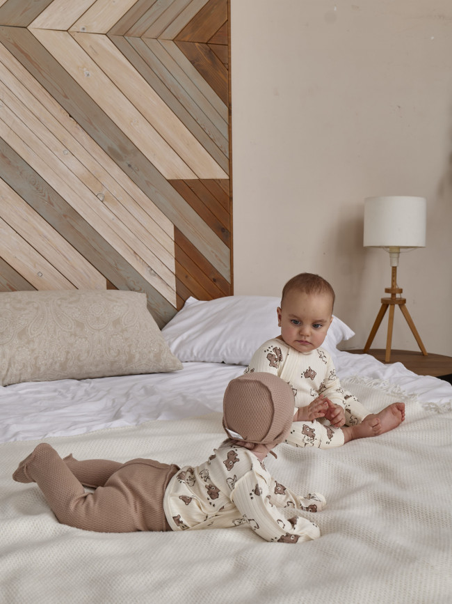 Набор распашонок для новорожденных малышей, Ванилька, Мишкин сон