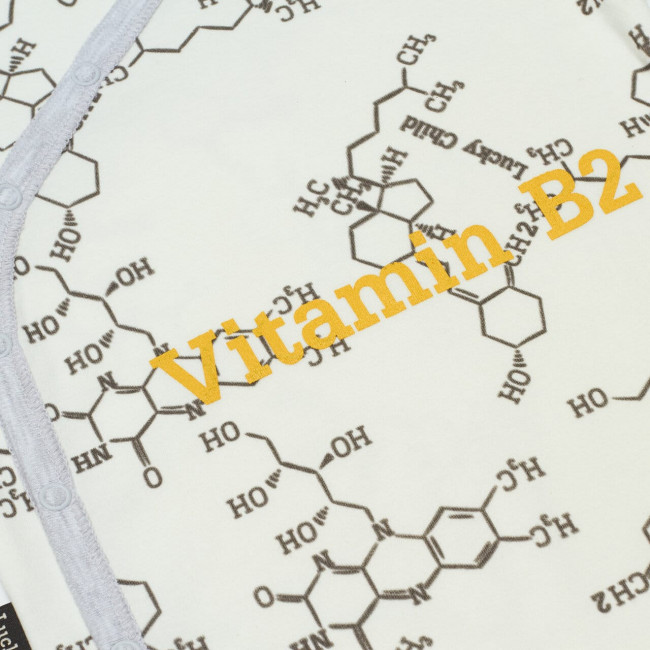 Боди с длинным рукавом, белый, Витамин 