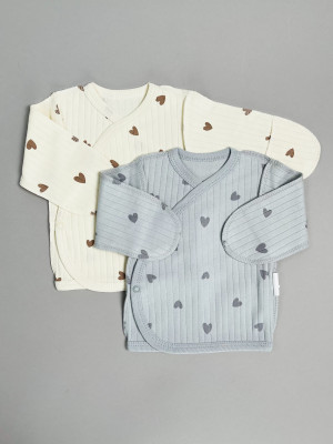 Набор распашонок для новорожденных малышей, Ванилька, Мамино сердечко