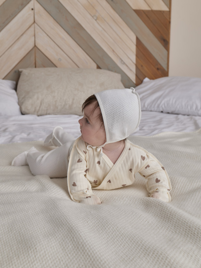 Набор распашонок для новорожденных малышей, Ванилька, Мамино сердечко Набор распашонок для новорожденных малышей, Ванилька, Мамино сердечко