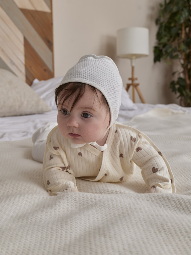 Набор распашонок для новорожденных малышей, Ванилька, Мамино сердечко Набор распашонок для новорожденных малышей, Ванилька, Мамино сердечко