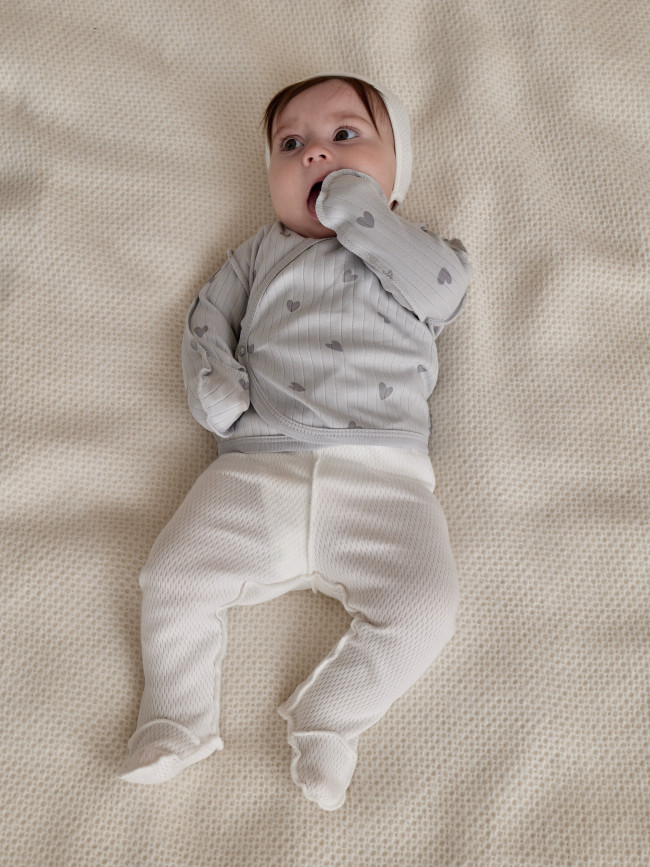 Набор распашонок для новорожденных малышей, Ванилька, Мамино сердечко Набор распашонок для новорожденных малышей, Ванилька, Мамино сердечко