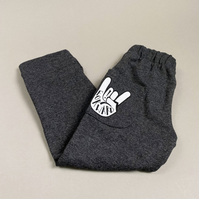 Штаны утепленные, темно-серые