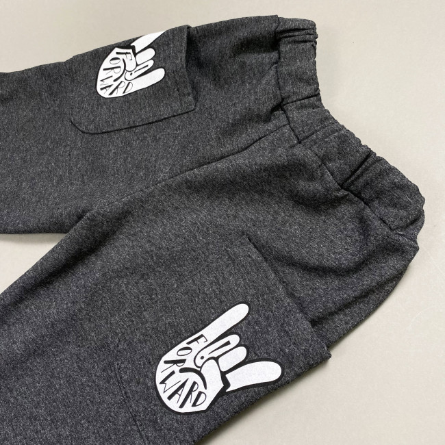 Штаны утепленные, темно-серые