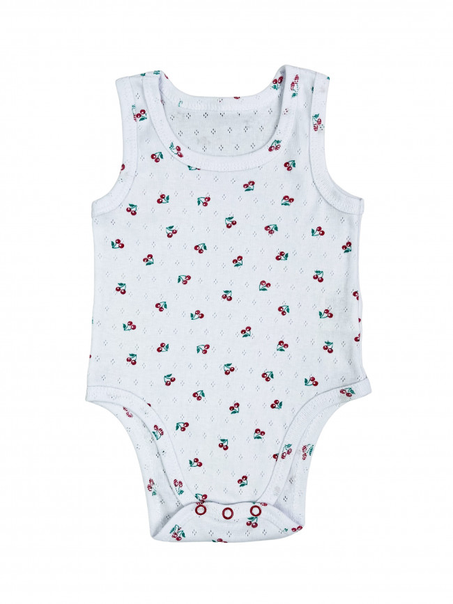 Детская боди майка, Моя ягодка, вишенки