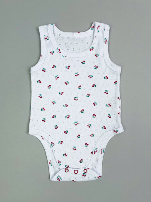 Детская боди майка, Моя ягодка, вишенки